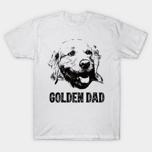 Golden Dad Golden Retriever T-Shirt